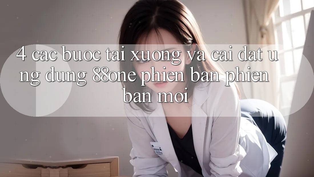 4. Các bước tải xuống và cài đặt ứng dụng 88one phiên bản phiên bản mới 4. Các bước tải xuống và cài đặt ứng dụng 88one phiên bản phiên bản mới