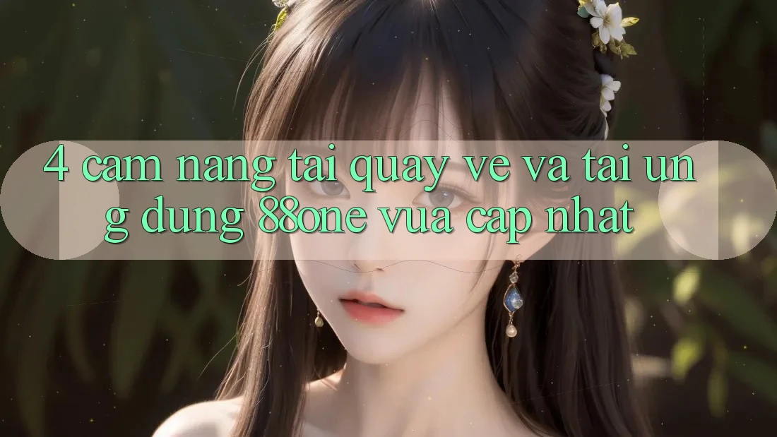 4. Cẩm nang tải quay về và tải ứng dụng 88one vừa cập nhật