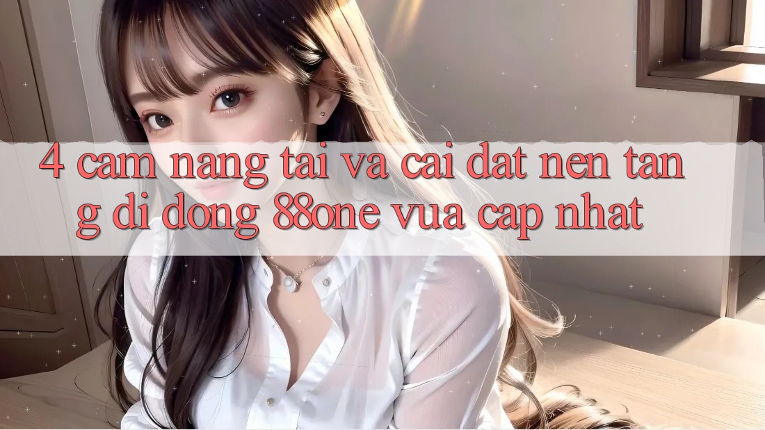 4. Cẩm nang tải và cài đặt nền tảng di động 88one vừa cập nhật 4. Cẩm nang tải và cài đặt nền tảng di động 88one vừa cập nhật