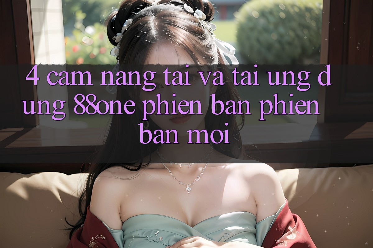 4. Cẩm nang tải và tải ứng dụng 88one phiên bản phiên bản mới