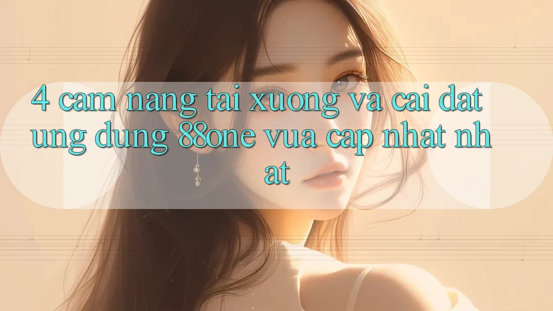 4. Cẩm nang tải xuống và cài đặt ứng dụng 88one vừa cập nhật nhất 4. Cẩm nang tải xuống và cài đặt ứng dụng 88one vừa cập nhật nhất