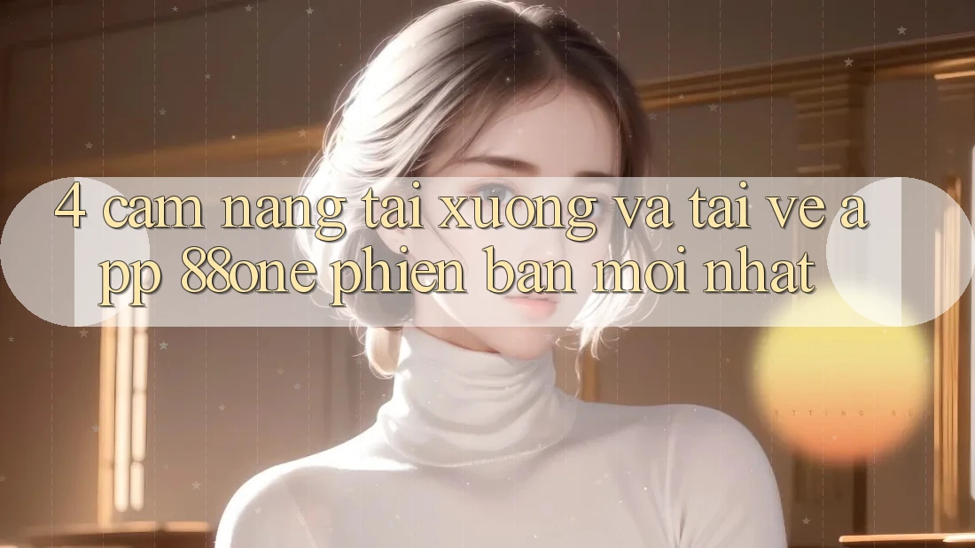 4. Cẩm nang tải xuống và tải về app 88one phiên bản mới nhất