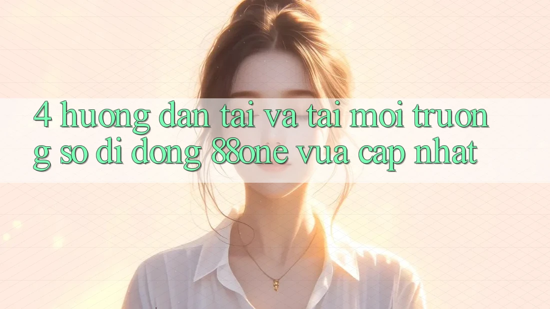 4. Hướng dẫn tải và tải môi trường số di động 88one vừa cập nhật