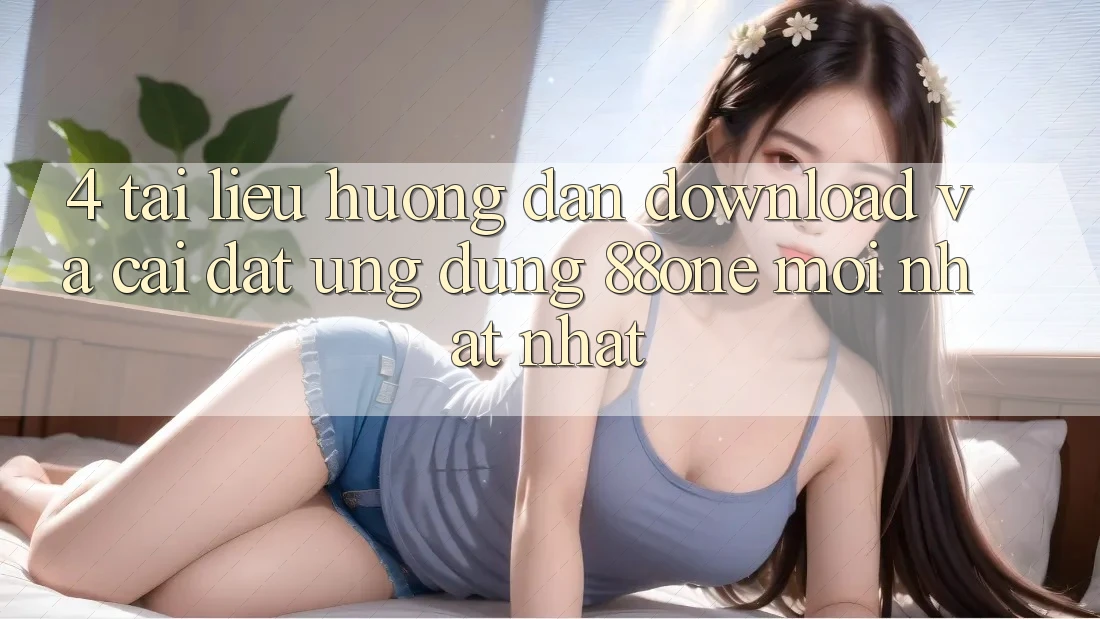 4. Tài liệu hướng dẫn download và cài đặt ứng dụng 88one mới nhất nhất 4. Tài liệu hướng dẫn download và cài đặt ứng dụng 88one mới nhất nhất