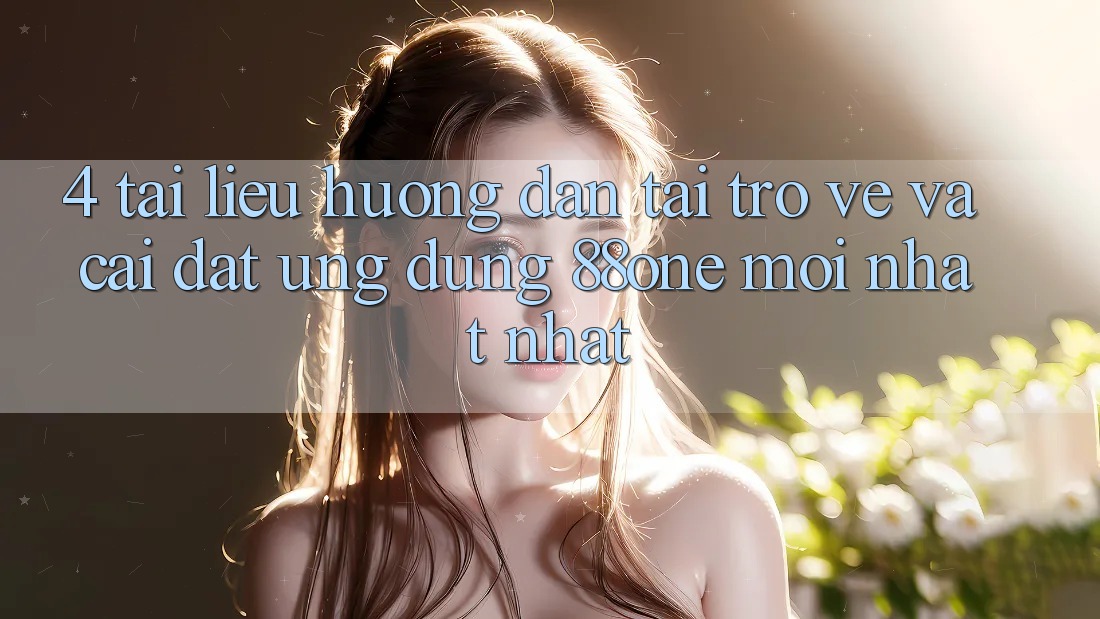 4. Tài liệu hướng dẫn tải trở về và cài đặt ứng dụng 88one mới nhất nhất 4. Tài liệu hướng dẫn tải trở về và cài đặt ứng dụng 88one mới nhất nhất