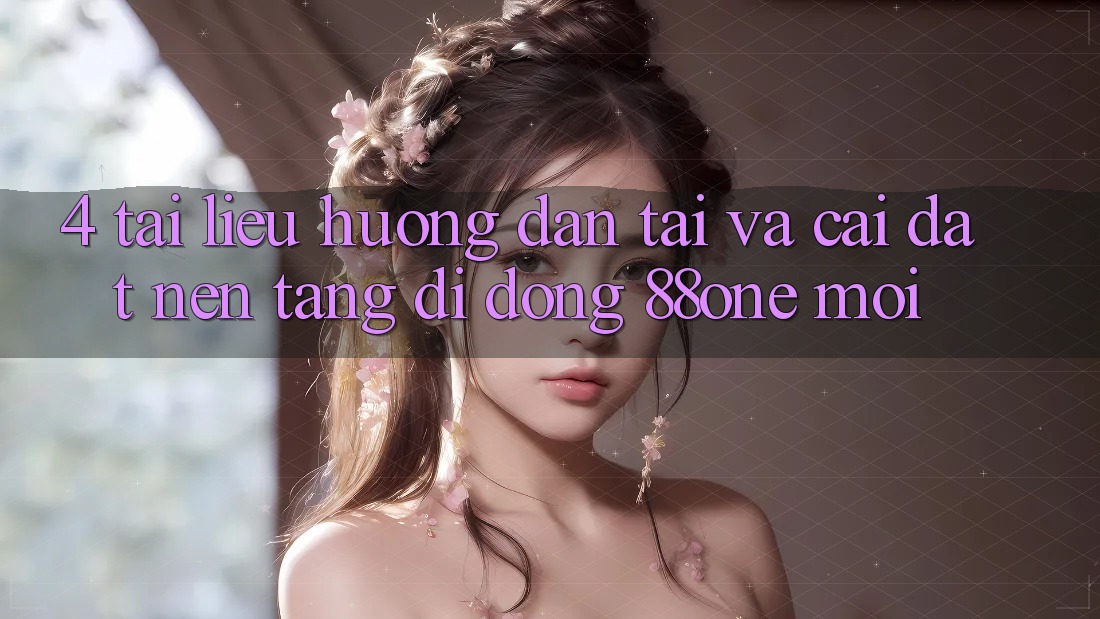 4. Tài liệu hướng dẫn tải và cài đặt nền tảng di động 88one mới 4. Tài liệu hướng dẫn tải và cài đặt nền tảng di động 88one mới