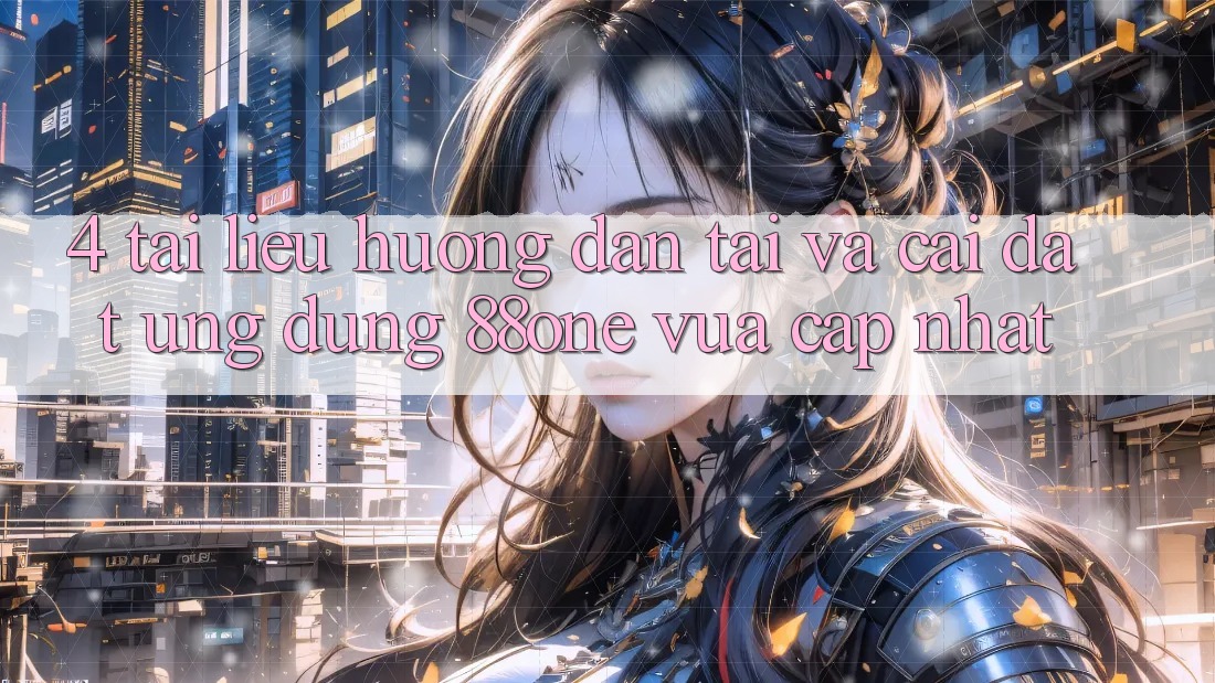 4. Tài liệu hướng dẫn tải và cài đặt ứng dụng 88one vừa cập nhật 4. Tài liệu hướng dẫn tải và cài đặt ứng dụng 88one vừa cập nhật
