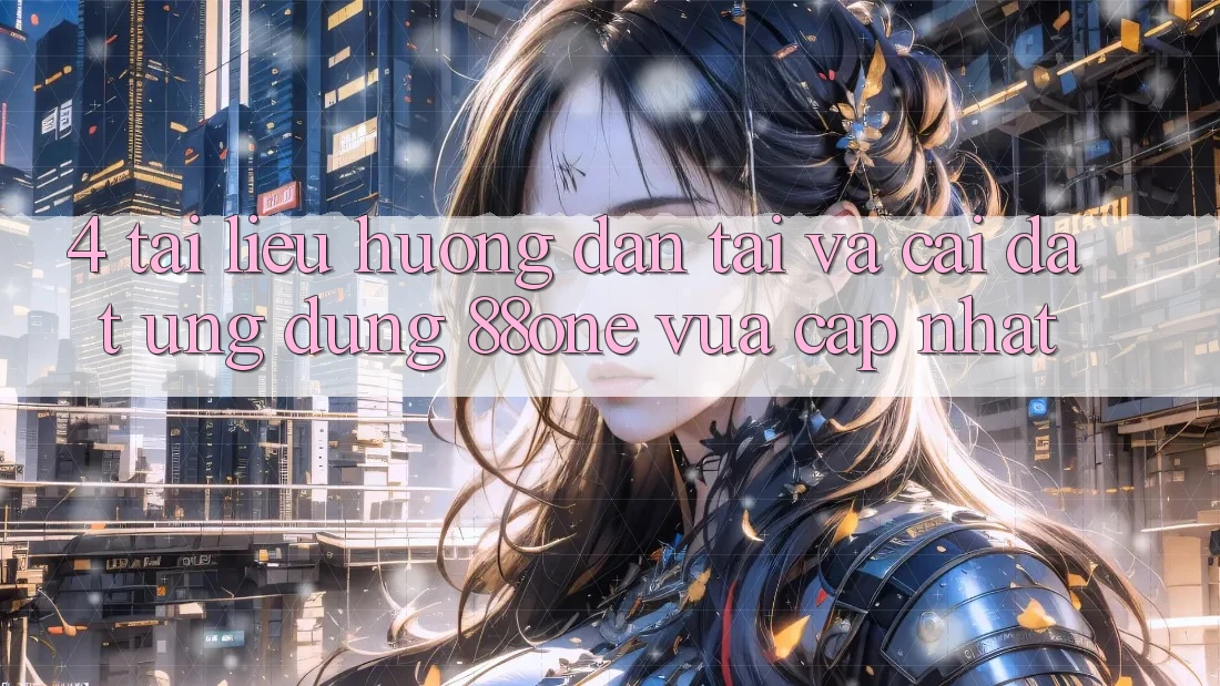4. Tài liệu hướng dẫn tải và cài đặt ứng dụng 88one vừa cập nhật 4. Tài liệu hướng dẫn tải và cài đặt ứng dụng 88one vừa cập nhật
