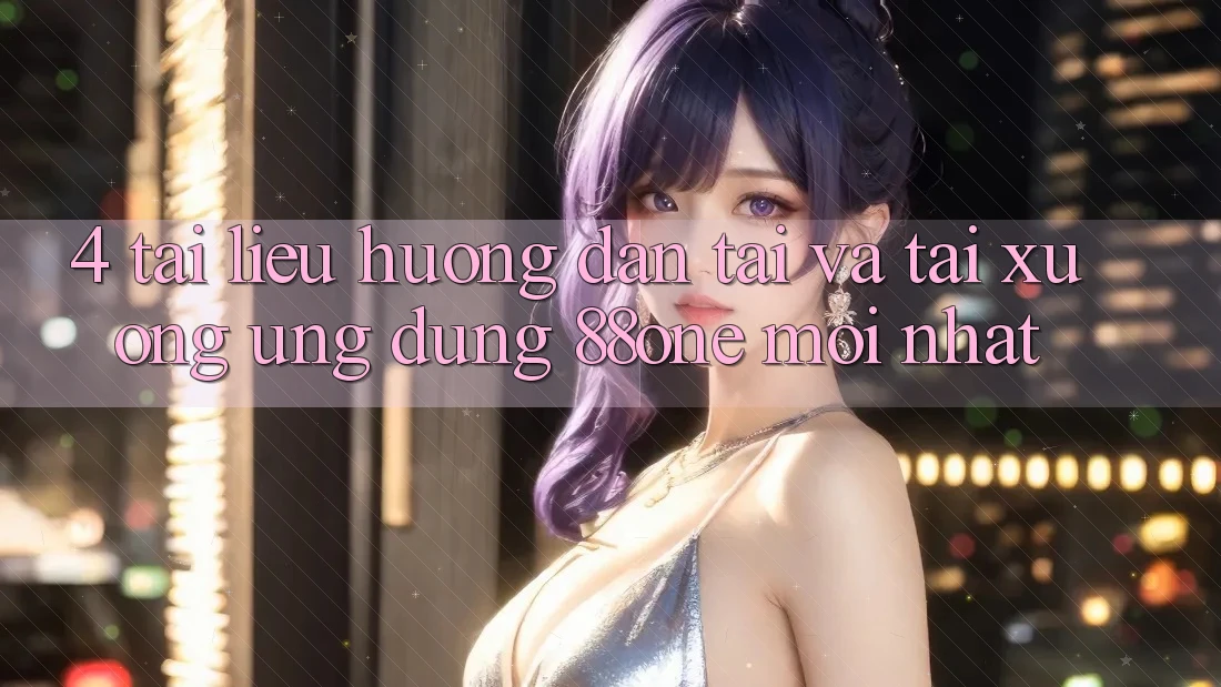 4. Tài liệu hướng dẫn tải và tải xuống ứng dụng 88one mới nhất 4. Tài liệu hướng dẫn tải và tải xuống ứng dụng 88one mới nhất
