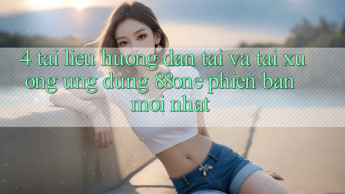 4. Tài liệu hướng dẫn tải và tải xuống ứng dụng 88one phiên bản mới nhất 4. Tài liệu hướng dẫn tải và tải xuống ứng dụng 88one phiên bản mới nhất