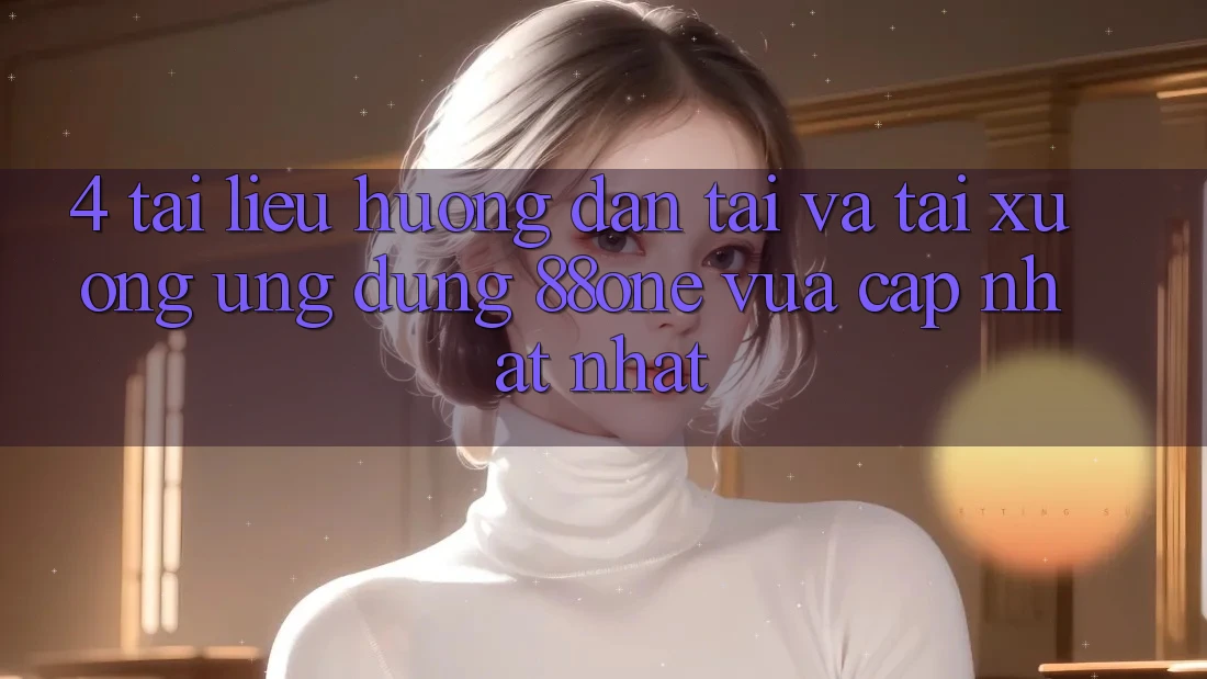 4. Tài liệu hướng dẫn tải và tải xuống ứng dụng 88one vừa cập nhật nhất