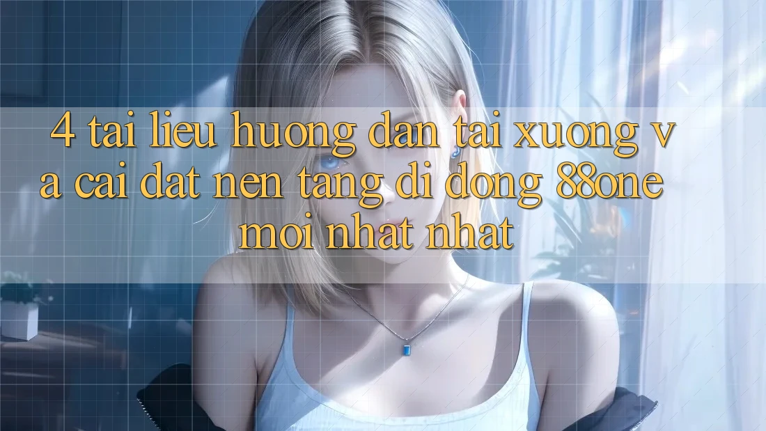 4. Tài liệu hướng dẫn tải xuống và cài đặt nền tảng di động 88one mới nhất nhất 4. Tài liệu hướng dẫn tải xuống và cài đặt nền tảng di động 88one mới nhất nhất
