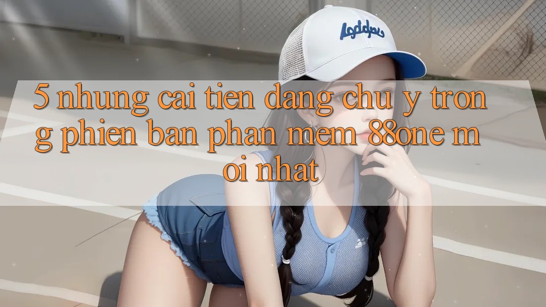 5. Những cải tiến đáng chú ý trong phiên bản phần mềm 88one mới nhất 5. Những cải tiến đáng chú ý trong phiên bản phần mềm 88one mới nhất