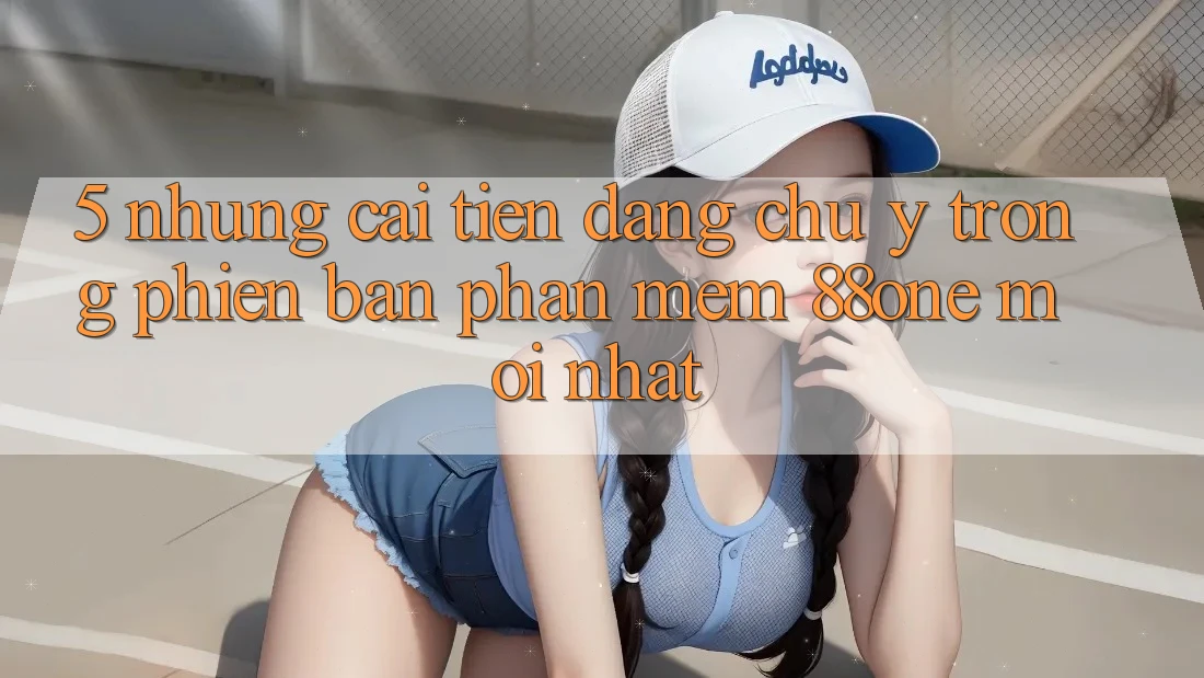 5. Những cải tiến đáng chú ý trong phiên bản phần mềm 88one mới nhất
