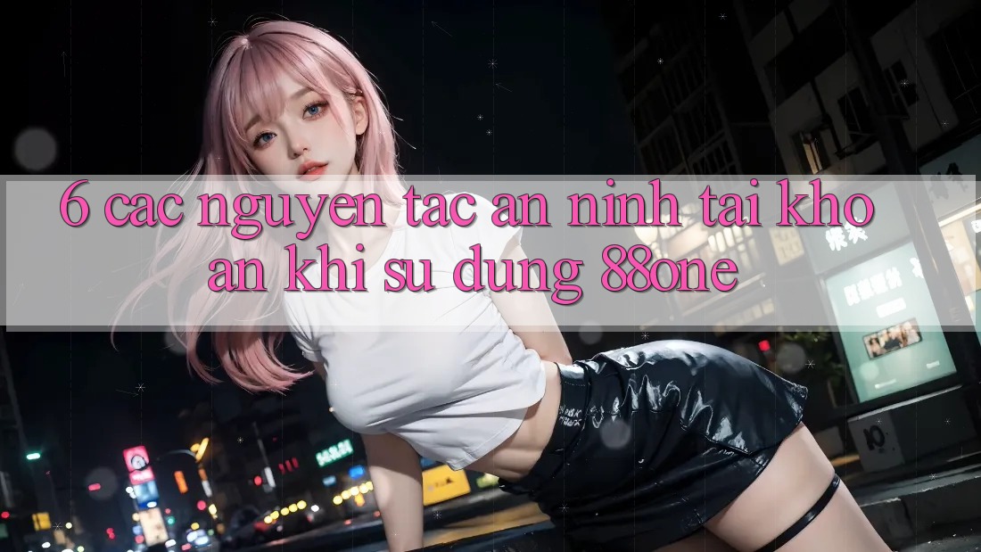 6. Các nguyên tắc an ninh tài khoản khi sử dụng 88one