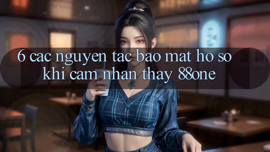 6. Các nguyên tắc bảo mật hồ sơ khi cảm nhận thấy 88one 6. Các nguyên tắc bảo mật hồ sơ khi cảm nhận thấy 88one