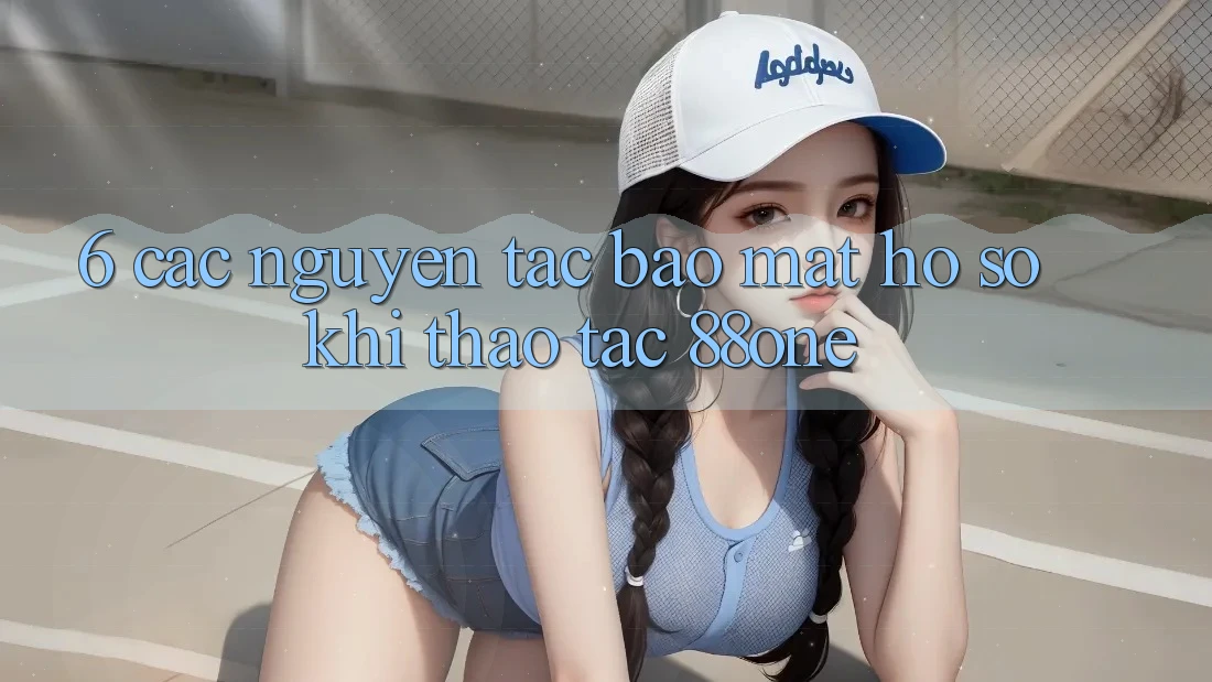 6. Các nguyên tắc bảo mật hồ sơ khi thao tác 88one 6. Các nguyên tắc bảo mật hồ sơ khi thao tác 88one