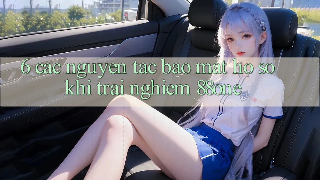 6. Các nguyên tắc bảo mật hồ sơ khi trải nghiệm 88one 6. Các nguyên tắc bảo mật hồ sơ khi trải nghiệm 88one