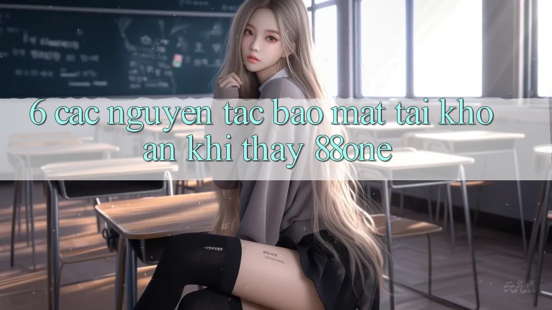 6. Các nguyên tắc bảo mật tài khoản khi thấy 88one 6. Các nguyên tắc bảo mật tài khoản khi thấy 88one