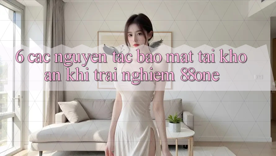 6. Các nguyên tắc bảo mật tài khoản khi trải nghiệm 88one 6. Các nguyên tắc bảo mật tài khoản khi trải nghiệm 88one