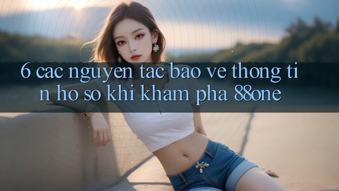6. Các nguyên tắc bảo vệ thông tin hồ sơ khi khám phá 88one 6. Các nguyên tắc bảo vệ thông tin hồ sơ khi khám phá 88one