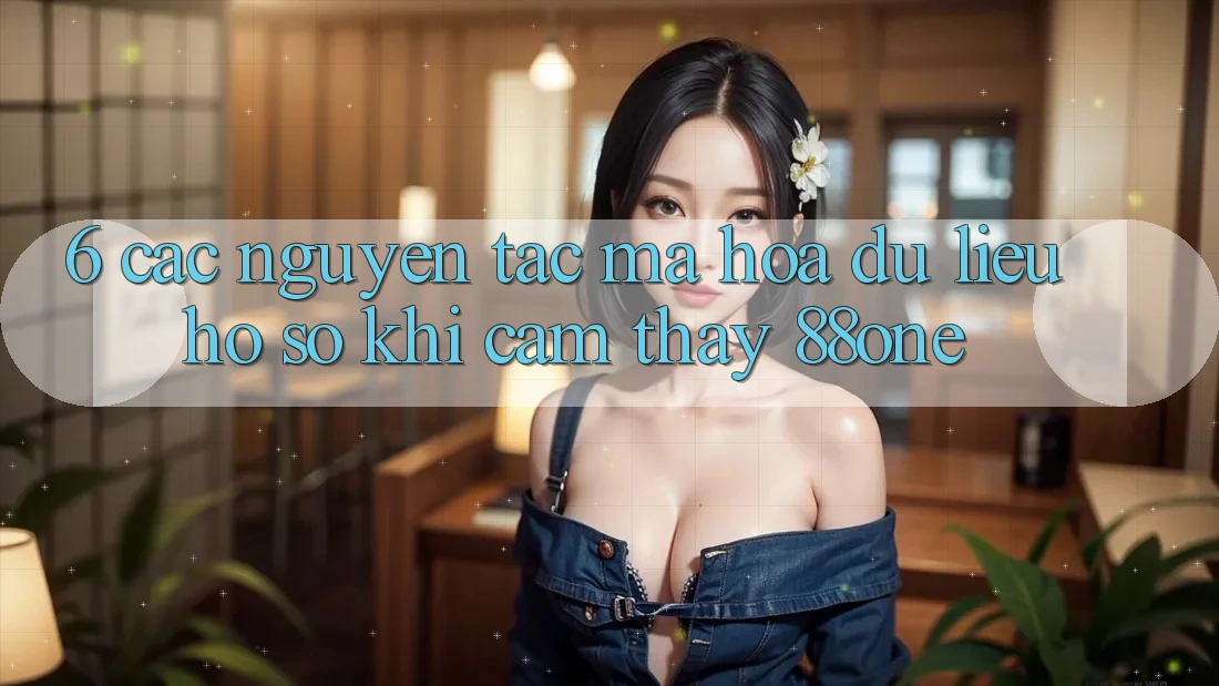 6. Các nguyên tắc mã hóa dữ liệu hồ sơ khi cảm thấy 88one