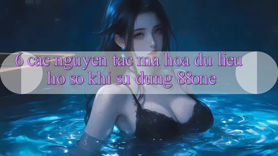 6. Các nguyên tắc mã hóa dữ liệu hồ sơ khi sử dụng 88one 6. Các nguyên tắc mã hóa dữ liệu hồ sơ khi sử dụng 88one