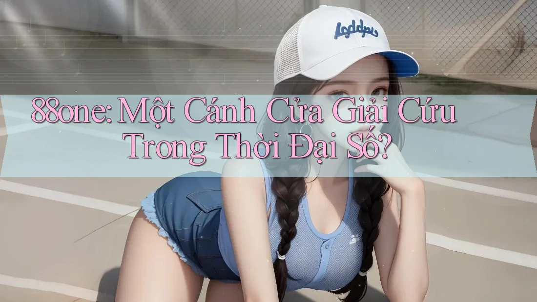 88one: Một Cánh Cửa Giải Cứu Trong Thời Đại Số? 88one: Một Cánh Cửa Giải Cứu Trong Thời Đại Số?