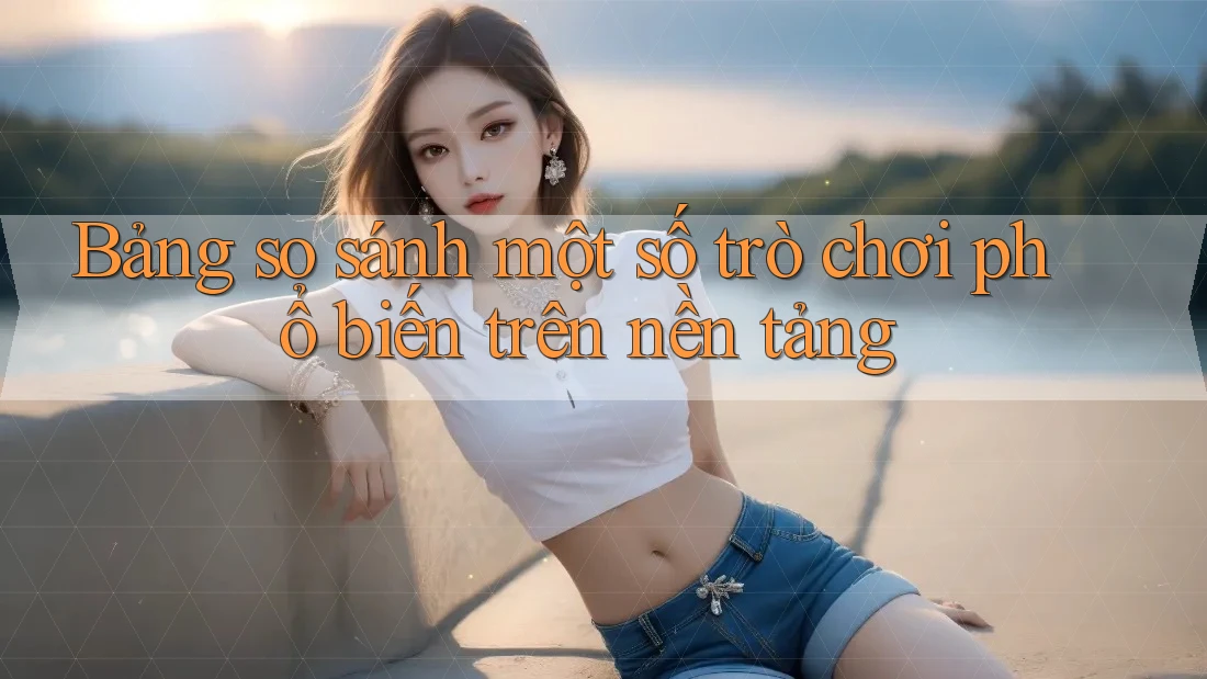Bảng so sánh một số trò chơi phổ biến trên nền tảng Bảng so sánh một số trò chơi phổ biến trên nền tảng