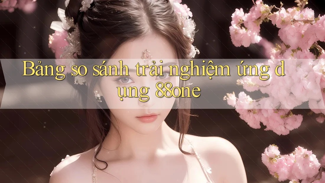 Bảng so sánh trải nghiệm ứng dụng 88one Bảng so sánh trải nghiệm ứng dụng 88one