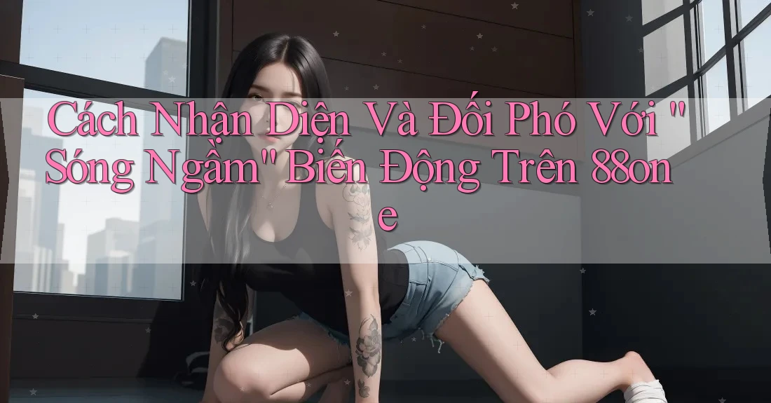 Cách Nhận Diện Và Đối Phó Với “Sóng Ngầm” Biến Động Trên 88one Cách Nhận Diện Và Đối Phó Với “Sóng Ngầm” Biến Động Trên 88one