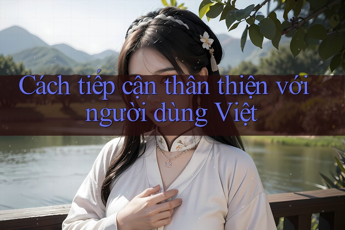 Cách tiếp cận thân thiện với người dùng Việt
