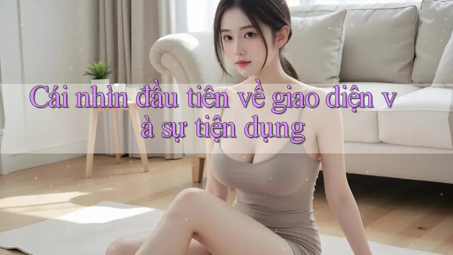 Cái nhìn đầu tiên về giao diện và sự tiện dụng Cái nhìn đầu tiên về giao diện và sự tiện dụng