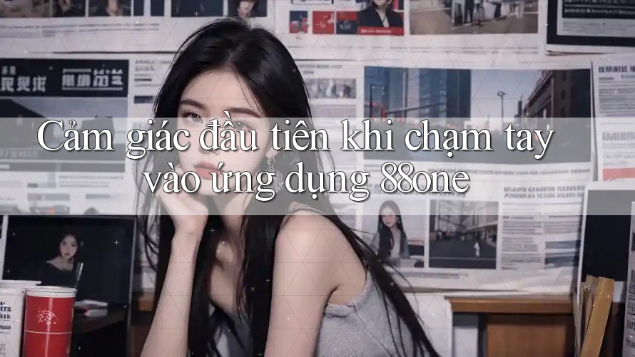 Cảm giác đầu tiên khi chạm tay vào ứng dụng 88one Cảm giác đầu tiên khi chạm tay vào ứng dụng 88one