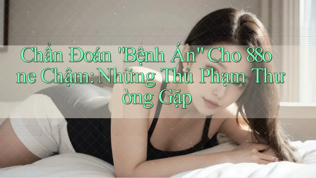 Chẩn Đoán “Bệnh Án” Cho 88one Chậm: Những Thủ Phạm Thường Gặp