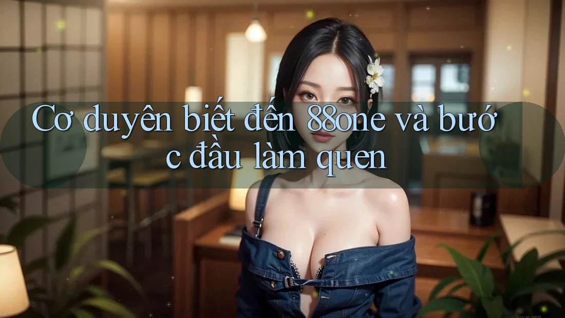 Cơ duyên biết đến 88one và bước đầu làm quen Cơ duyên biết đến 88one và bước đầu làm quen