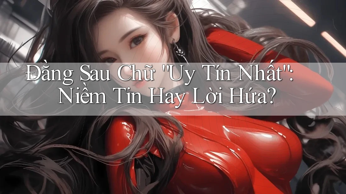 Đằng Sau Chữ “Uy Tín Nhất”: Niềm Tin Hay Lời Hứa? Đằng Sau Chữ “Uy Tín Nhất”: Niềm Tin Hay Lời Hứa?