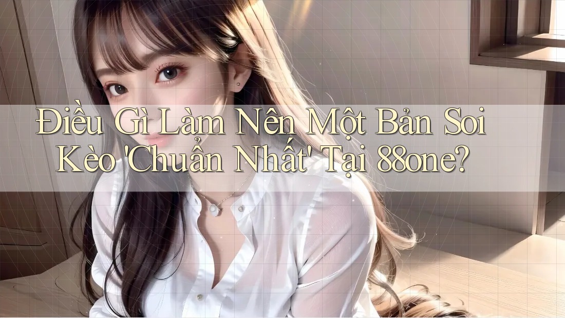 Điều Gì Làm Nên Một Bản Soi Kèo 'Chuẩn Nhất' Tại 88one?