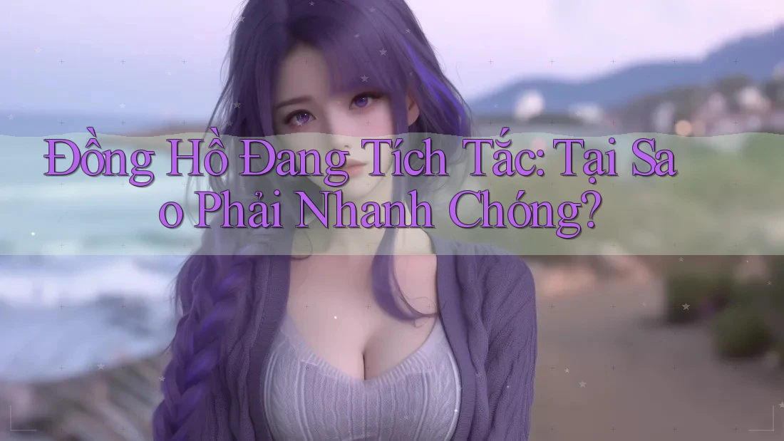 Đồng Hồ Đang Tích Tắc: Tại Sao Phải Nhanh Chóng? Đồng Hồ Đang Tích Tắc: Tại Sao Phải Nhanh Chóng?