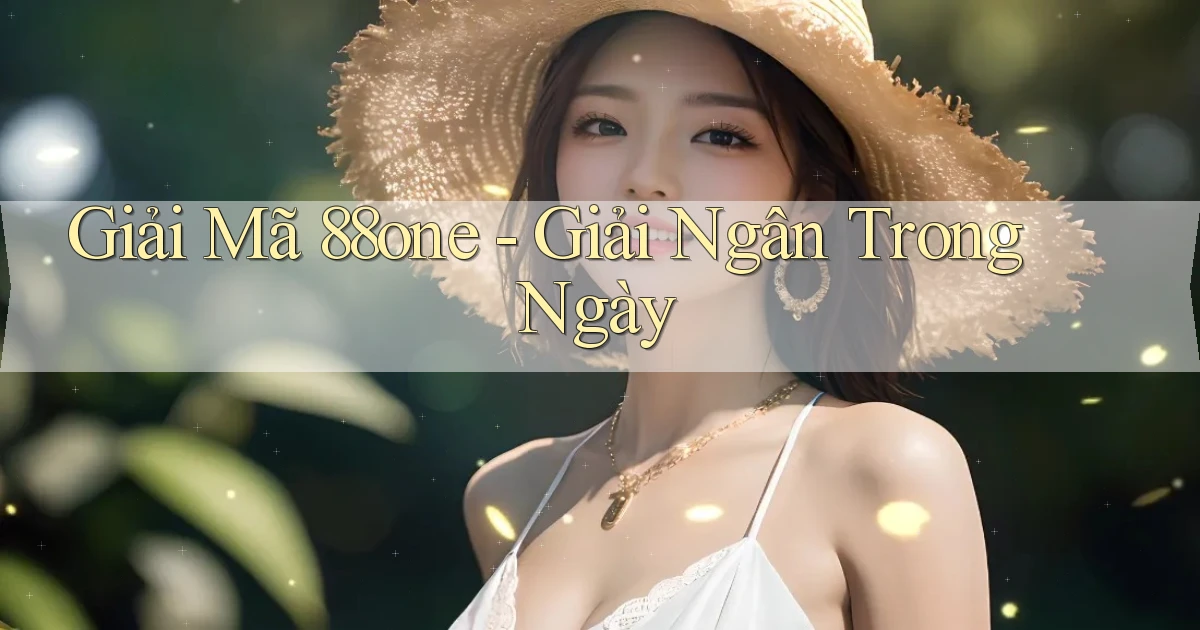 giải mã 88one giải ngân trong ngày