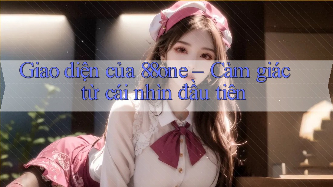 Giao diện của 88one – Cảm giác từ cái nhìn đầu tiên