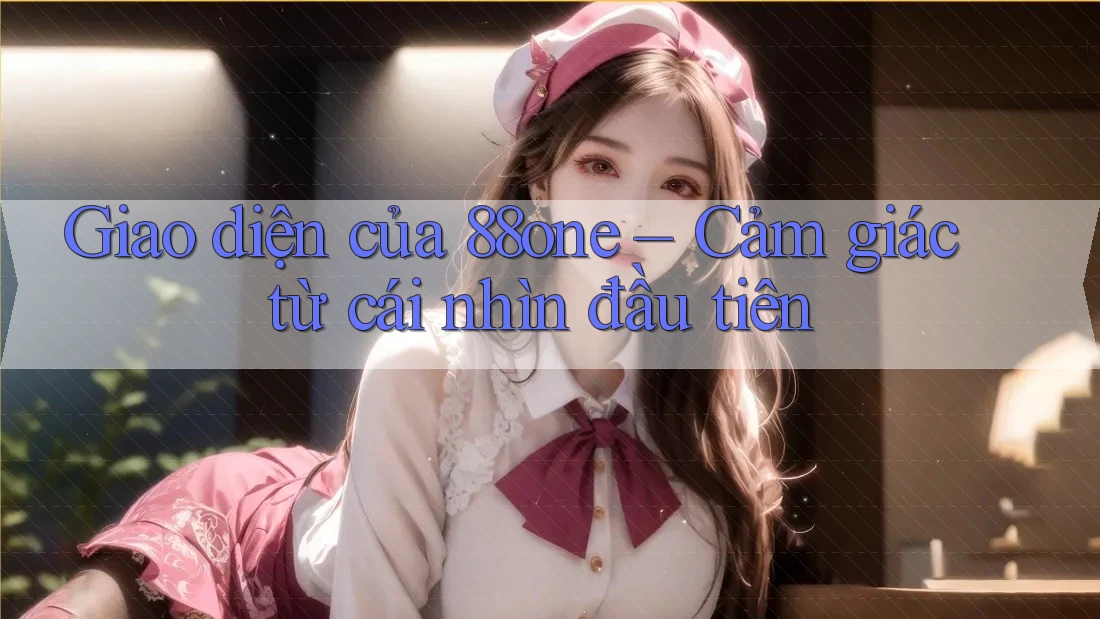 Giao diện của 88one – Cảm giác từ cái nhìn đầu tiên Giao diện của 88one – Cảm giác từ cái nhìn đầu tiên
