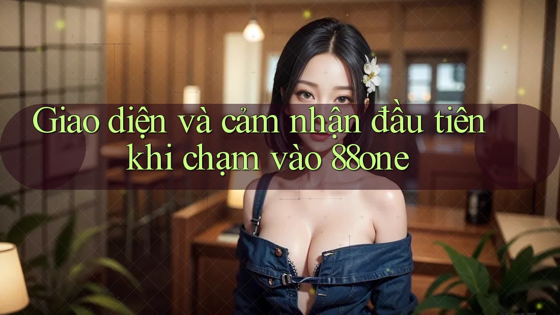 Giao diện và cảm nhận đầu tiên khi chạm vào 88one Giao diện và cảm nhận đầu tiên khi chạm vào 88one