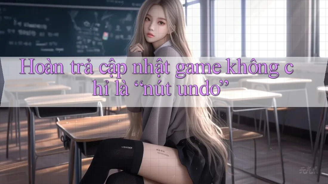 Hoàn trả cập nhật game không chỉ là “nút undo”