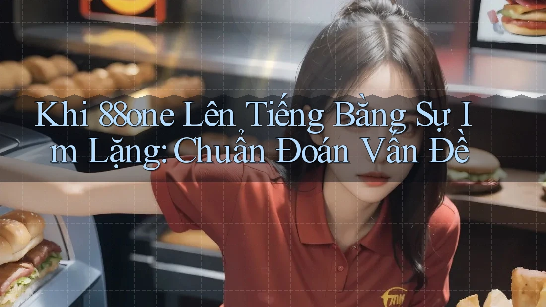 Khi 88one Lên Tiếng Bằng Sự Im Lặng: Chuẩn Đoán Vấn Đề Khi 88one Lên Tiếng Bằng Sự Im Lặng: Chuẩn Đoán Vấn Đề