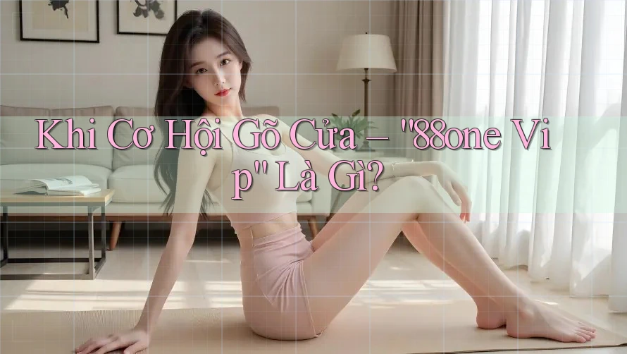 Khi Cơ Hội Gõ Cửa – “88one Vip” Là Gì?
