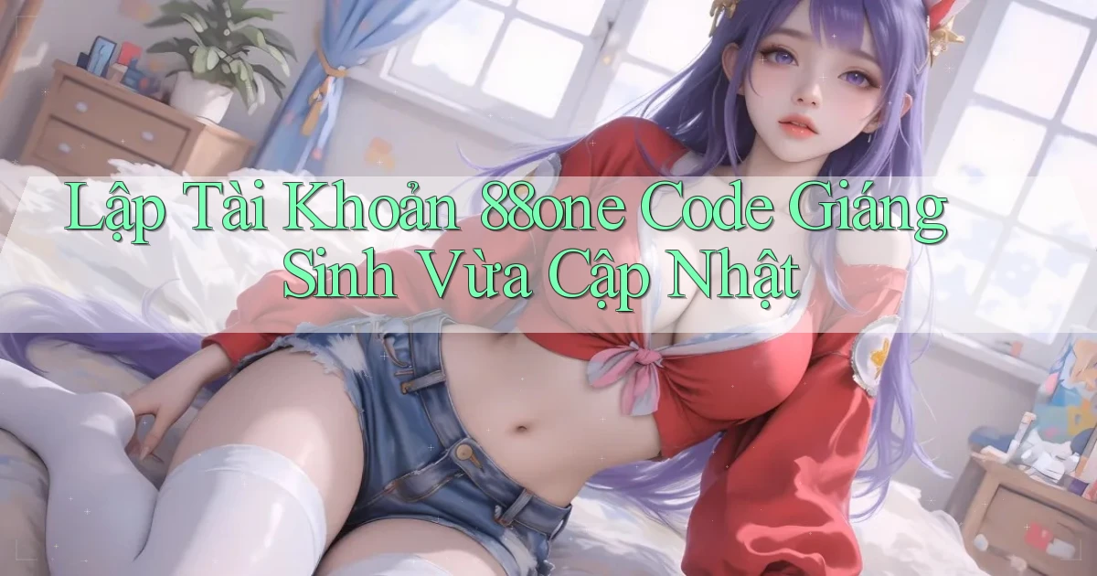 lập tài khoản 88one code giáng sinh vừa cập nhật
