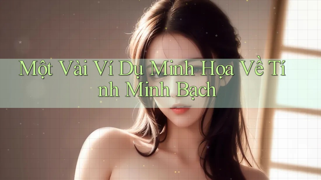 Một Vài Ví Dụ Minh Họa Về Tính Minh Bạch Một Vài Ví Dụ Minh Họa Về Tính Minh Bạch