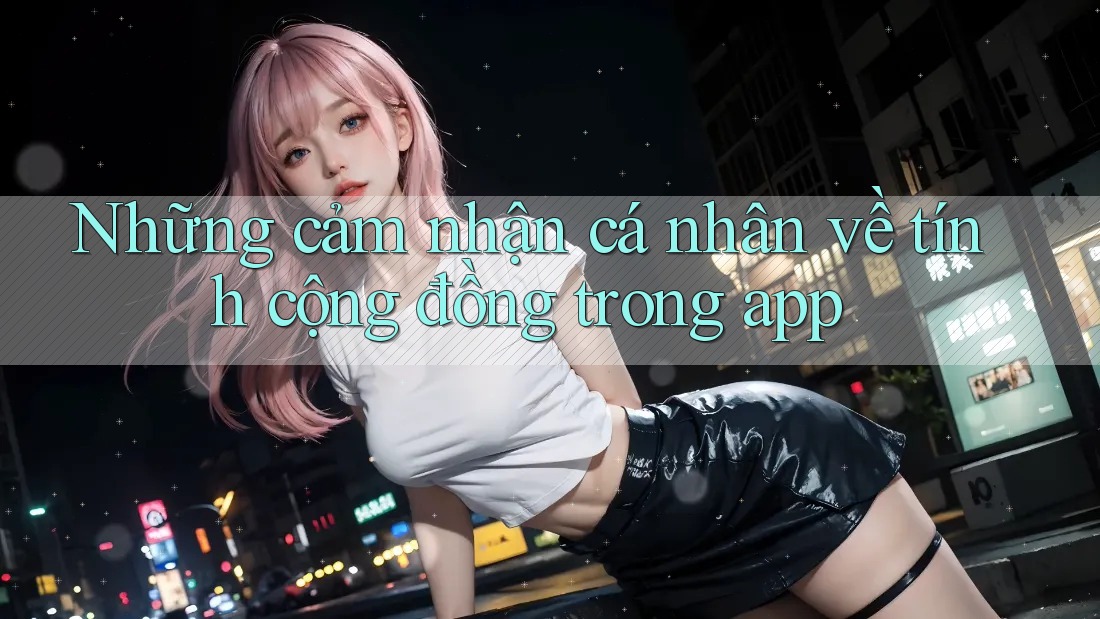 Những cảm nhận cá nhân về tính cộng đồng trong app Những cảm nhận cá nhân về tính cộng đồng trong app
