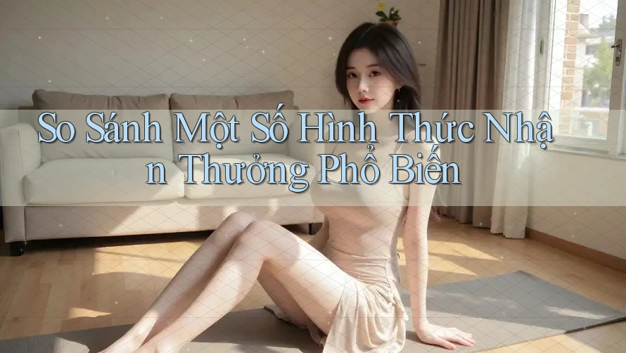 So Sánh Một Số Hình Thức Nhận Thưởng Phổ Biến So Sánh Một Số Hình Thức Nhận Thưởng Phổ Biến